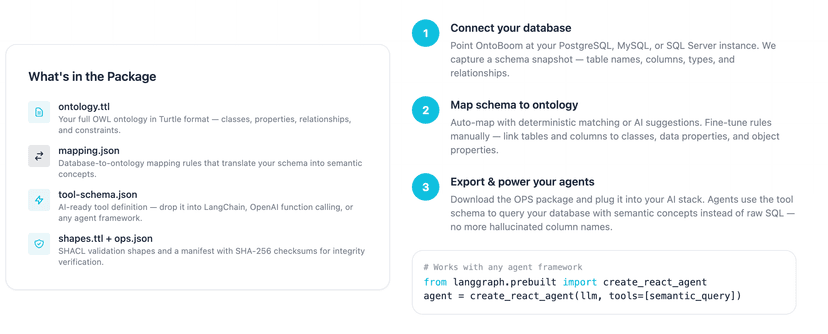 OntoBoom Hub package contents